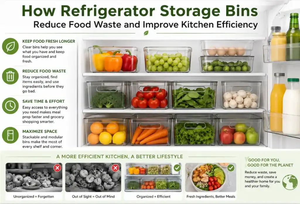 MaxLink CN pantry storage containers for kitchen organization and waste reduction.