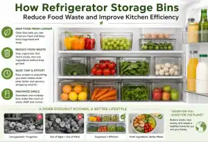 MaxLink CN pantry storage containers for kitchen organization and waste reduction.