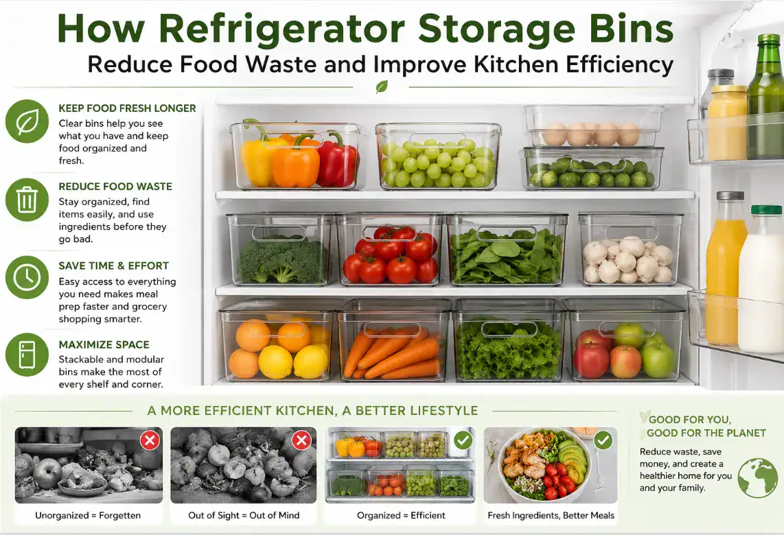 MaxLink CN pantry storage containers for kitchen organization and waste reduction.