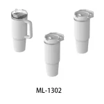 Three water filter cartridges for home and travel use.